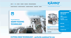 Desktop Screenshot of kaehny-gmbh.de
